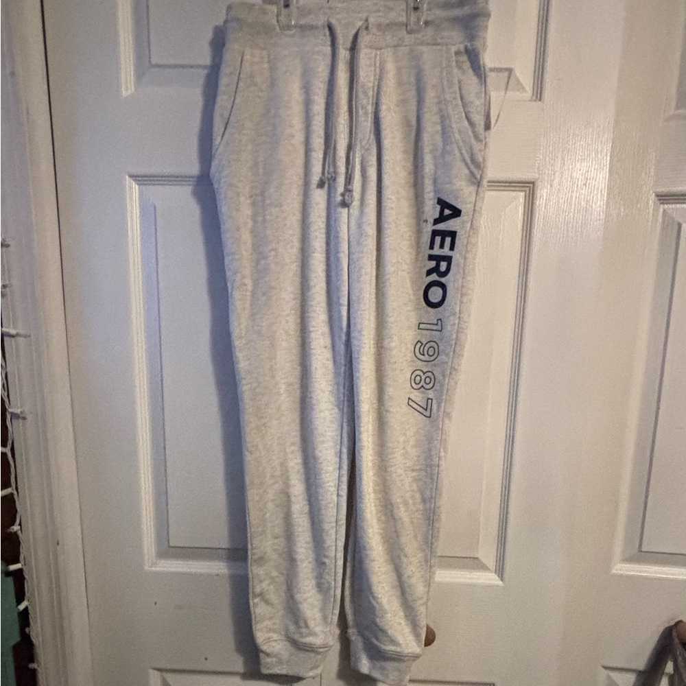 Aeropostale Gray Sweatpants with AERO Logo